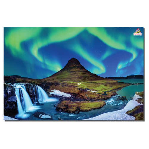 Aurora Borealis – 300-Piece Northern Lights Wooden Jigsaw Puzzle | PlayHills