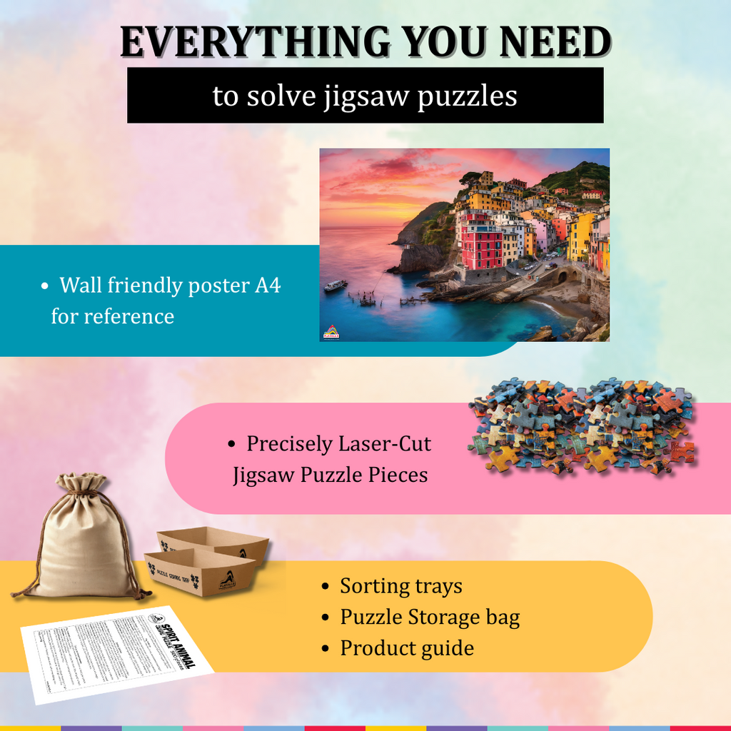 Playhills Cinque Terre, Italy | Landscape 252 pieces Jigsaw Puzzle for Kids age 10+ years