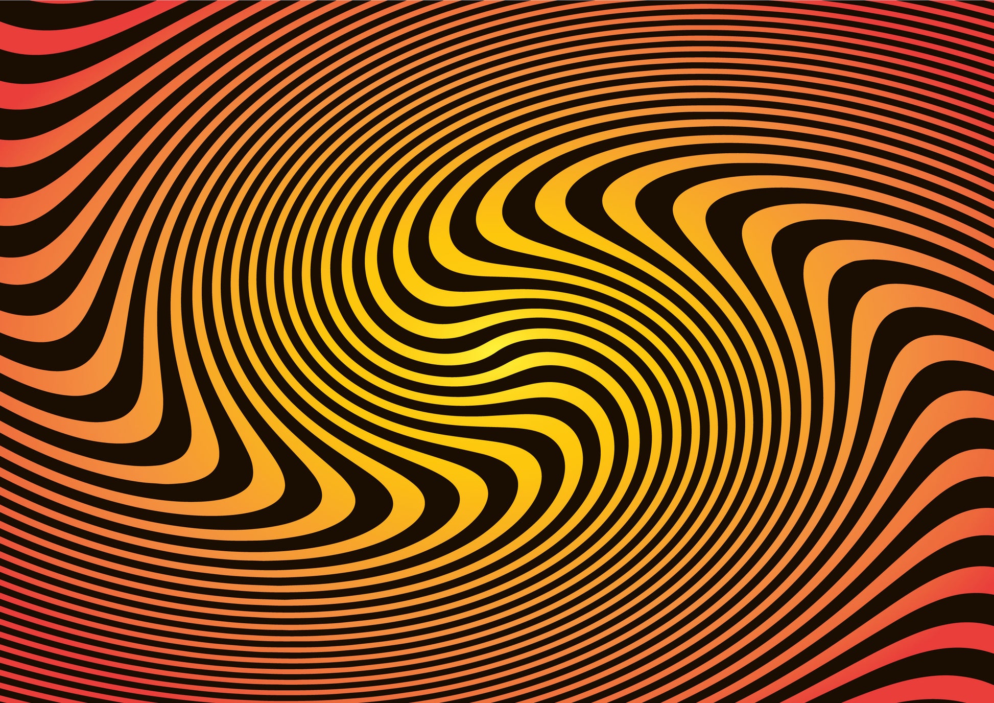 Playhills Seamless Wavy Swirling Black in a slow burnt Red- 500 piece wooden jigsaw puzzle for 13+ years