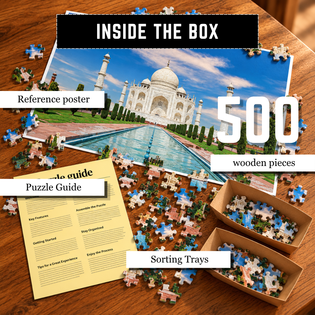 Playhills Taj Mahal Wooden Jigsaw Puzzle 300 pieces Wooden Jigsaw Puzzle
