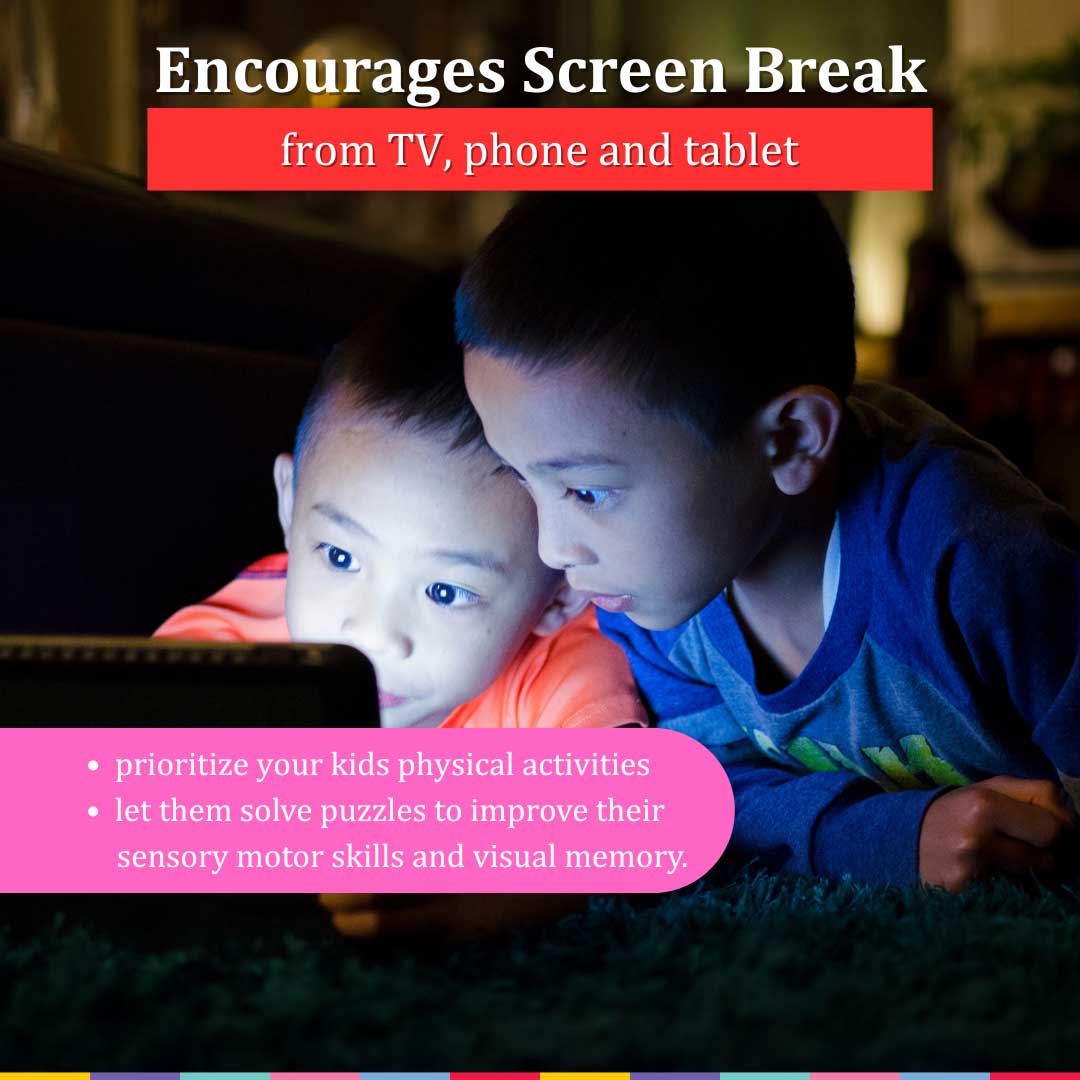 Playhills Wild Animals Together in The Zoo, Wooden Puzzle 60 Puzzle Pieces for Kids 3+Years