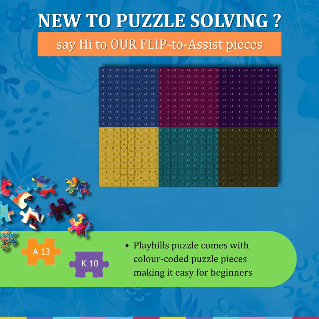 Playhills Spirit Animal The Wise Elephant, 500 pcs Wooden Jigsaw Puzzle | Mindful Relaxing and Screen free play for Kids Age 13+ Years