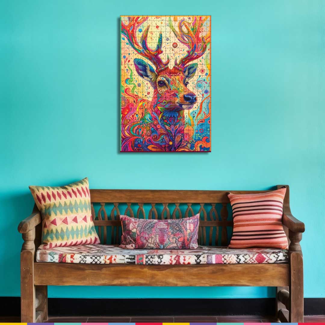 Playhills Spirit Animal The Majestic Deer Jigsaw Puzzle, 500 pc Jigsaw Puzzle | Mindful Relaxing, Screen free Play for Children and Adults 13+ years