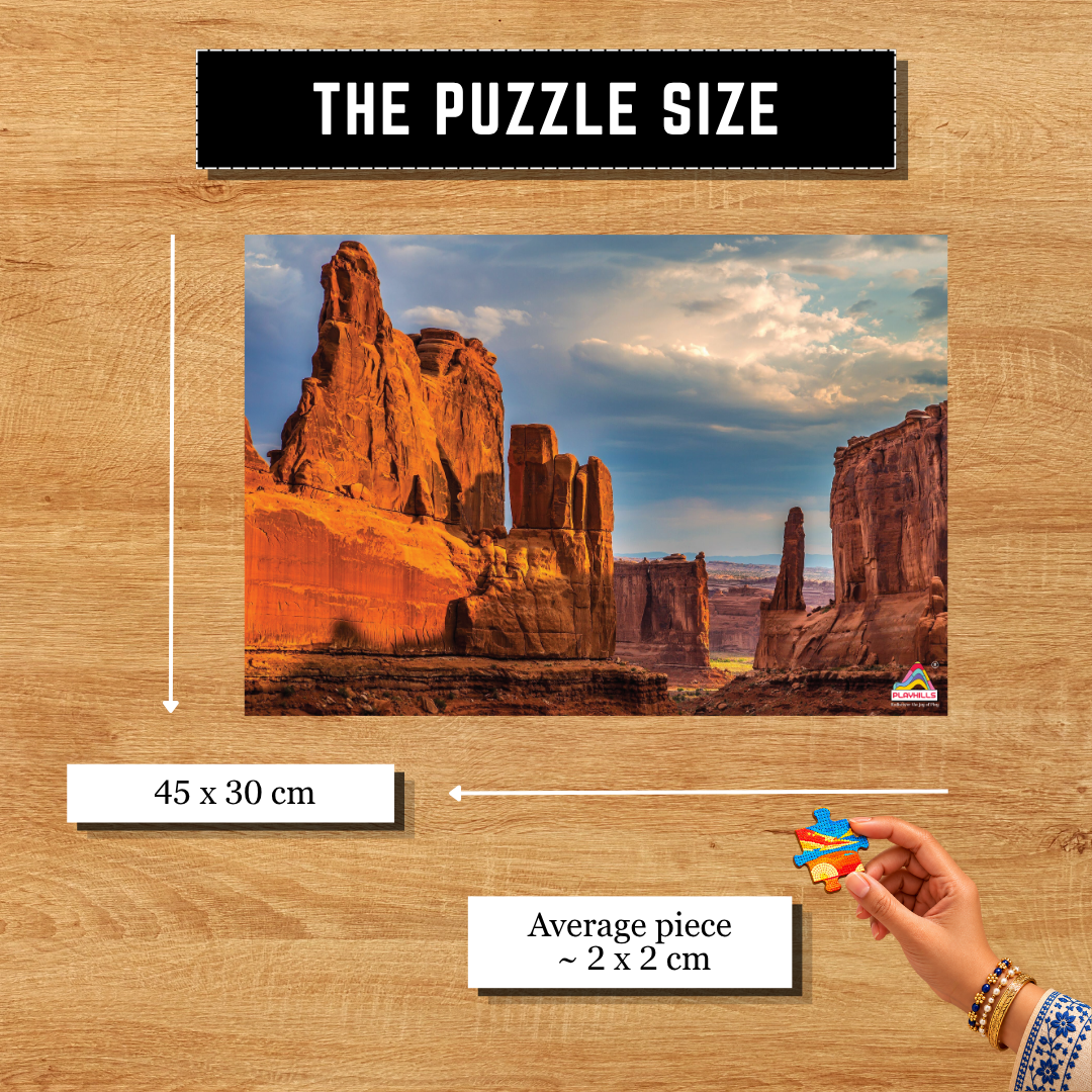 Playhills The Grand Canyon, 300-pieces Wooden Jigsaw Puzzle