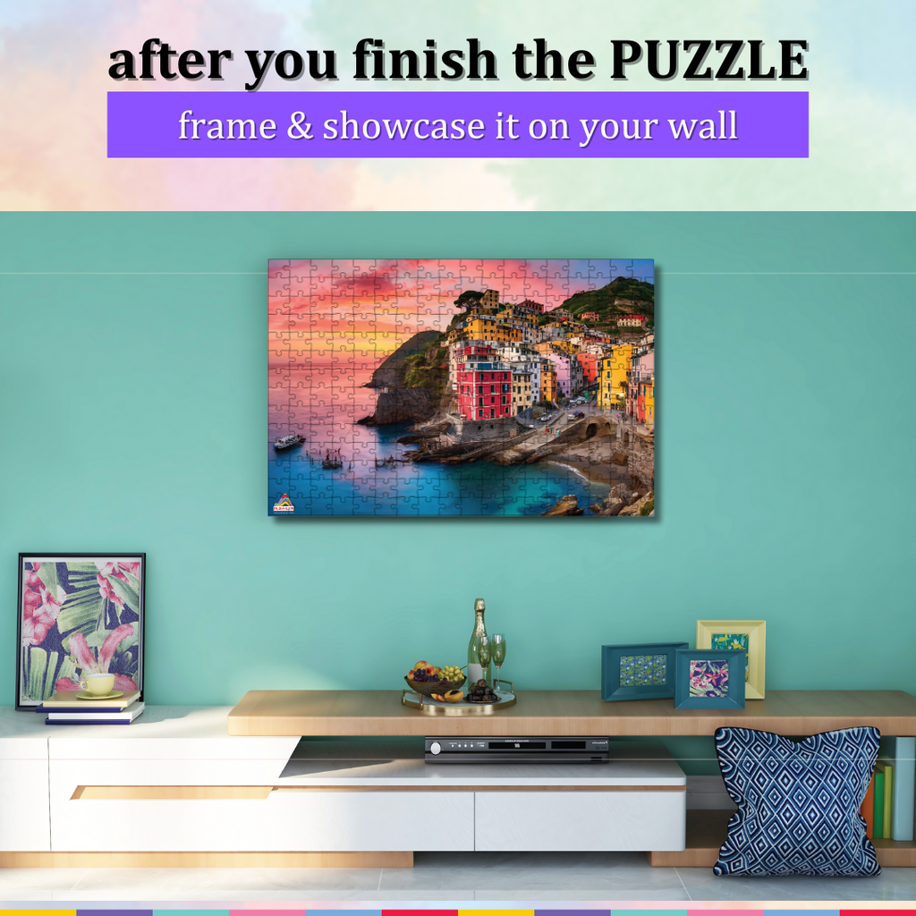 Playhills Cinque Terre, Italy | Landscape 252 pieces Jigsaw Puzzle for Kids age 10+ years