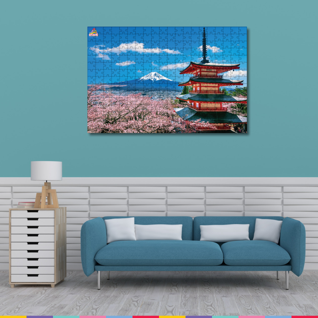 Playhills Mount Fuji, Japan Landscape Jigsaw Puzzle 300 pcs for Kids Age 8+ years