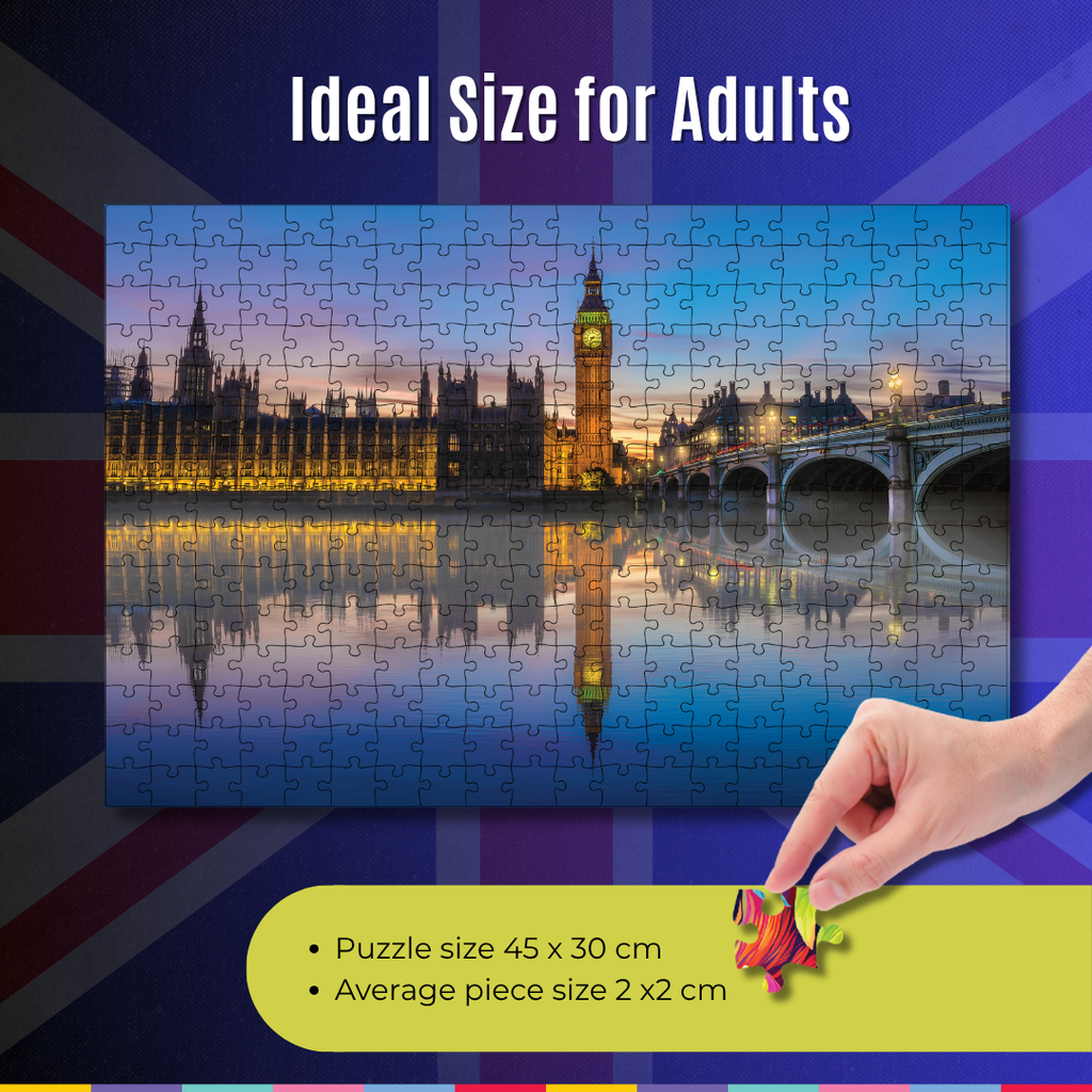 Playhills Big Ben, London Global Architecture Jigsaw Puzzle 300 pcs for Kids Age 8+ Years