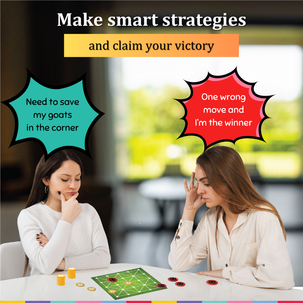 Playhills's Board Game- Bagh bakri (Multiplayer strategy game for 13+ yrs)