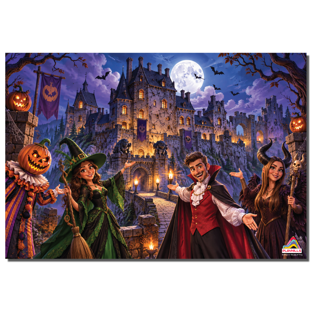 The Great Halloween Castle Wooden 300 piece Jigsaw Puzzle
