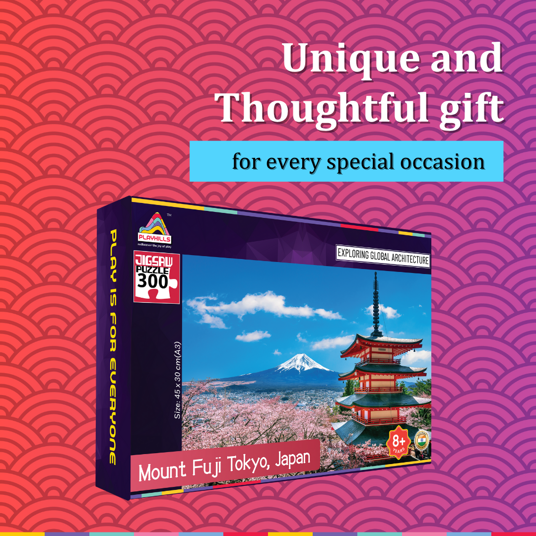 Playhills Mount Fuji, Japan Landscape Jigsaw Puzzle 300 pcs for Kids Age 8+ years