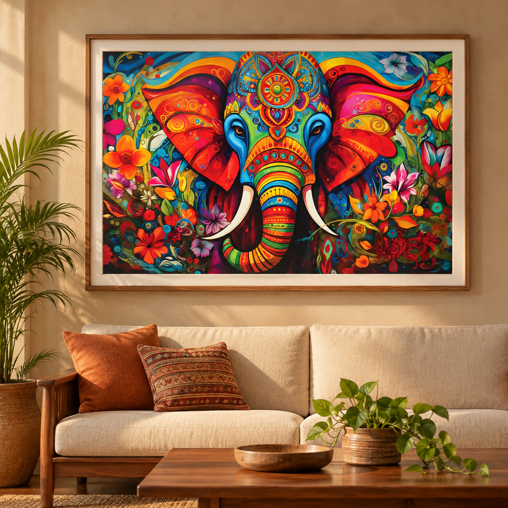 Playhills | The Wise Elephant 500-Piece Wooden Jigsaw Puzzle