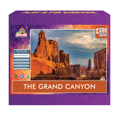 Playhills The Grand Canyon, 300-pieces Wooden Jigsaw Puzzle