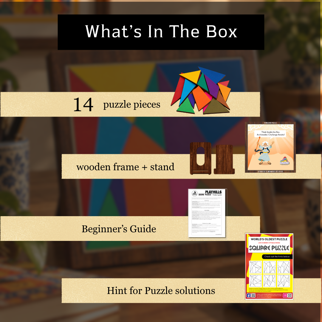 Stomachion Square: The World's First & Oldest Puzzle by Playhills