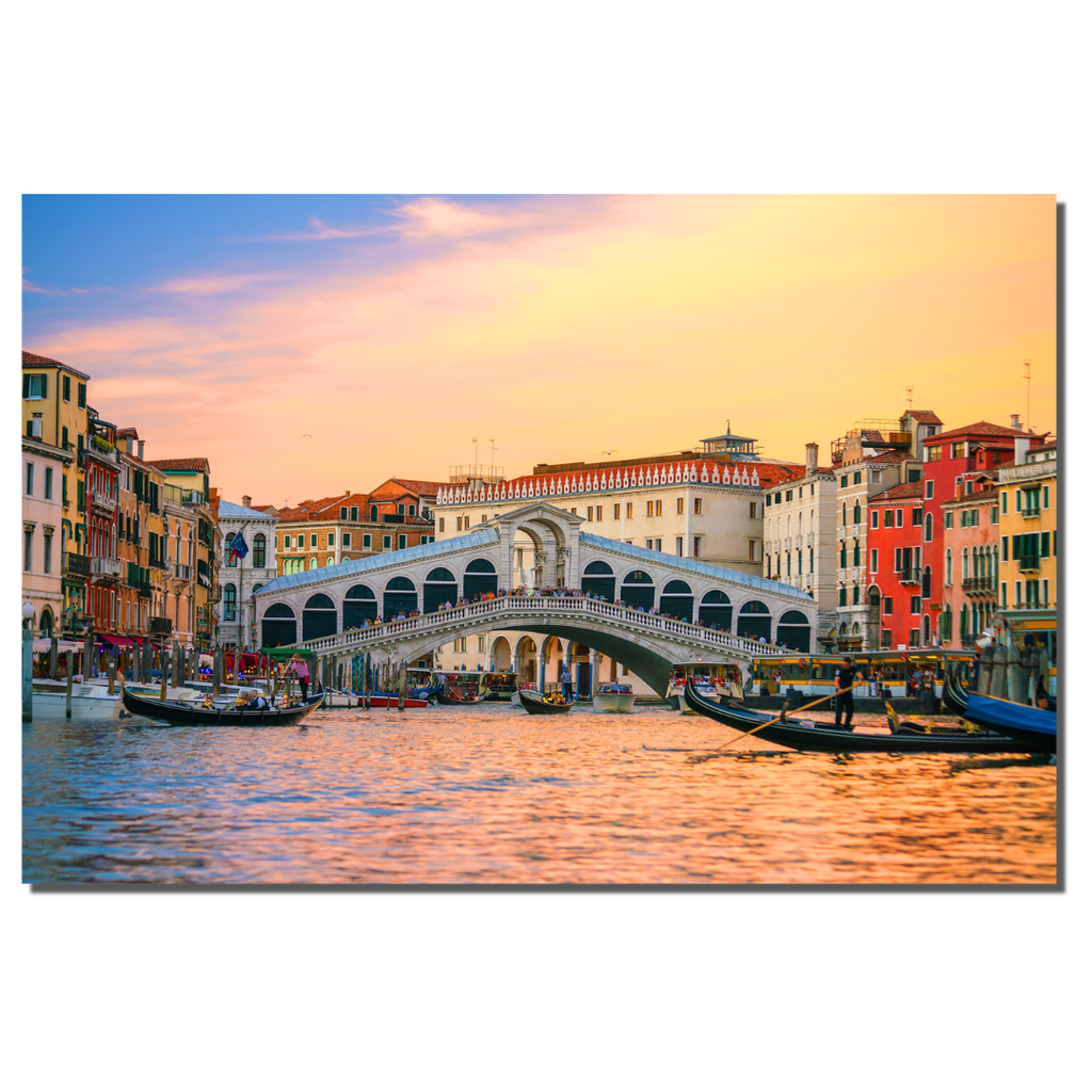Playhills | Rialto Bridge Venice, 252-Piece Wooden Jigsaw Puzzle