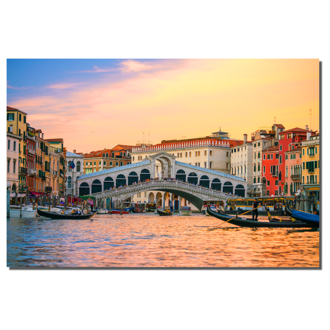 Playhills Rialto Bridge Venice, 252-Piece Wooden Jigsaw Puzzle