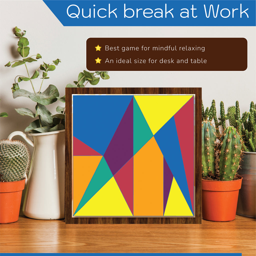 Playhills Brain Teaser Stomachion Square: The World's Oldest Puzzle for 13+ yrs